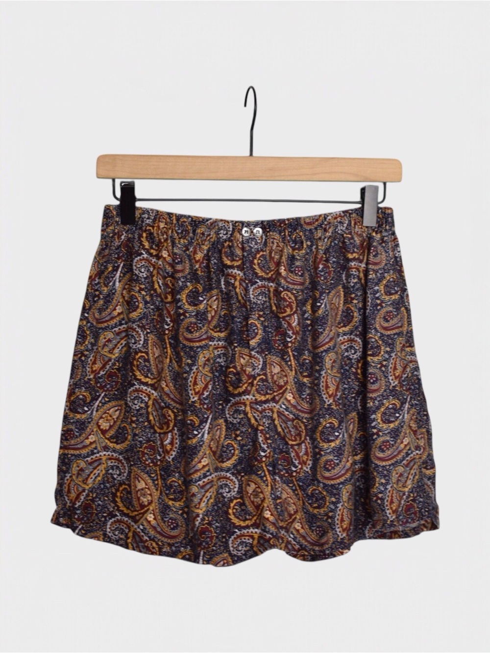 Victorias Secret Vintage Men’s Silk Paisley Boxer Shorts